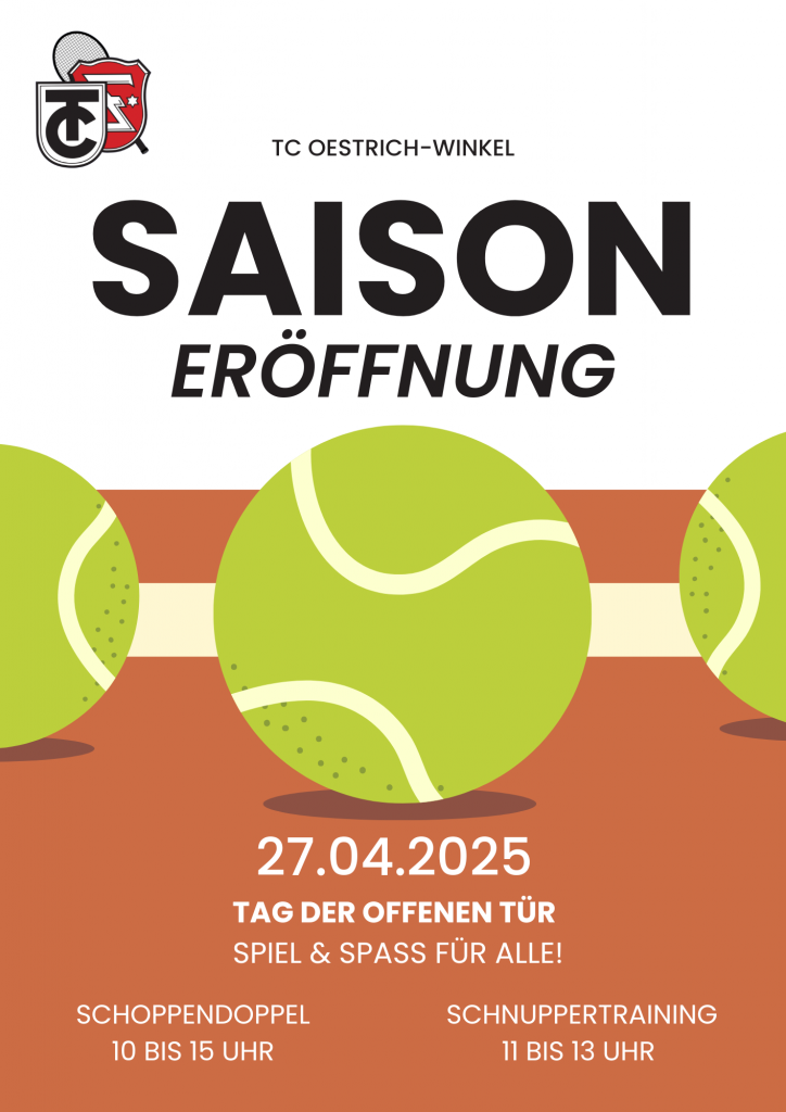 Flyer Saisoneröffnung mit Daten - 27.04.2025