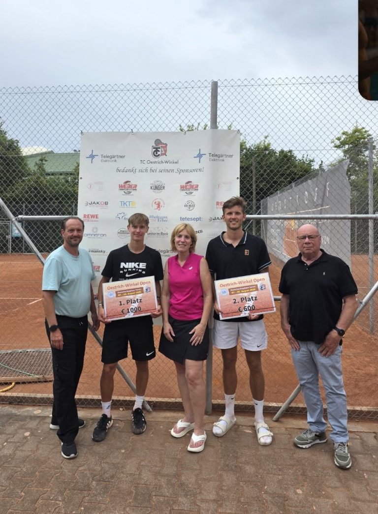 TC Oestrich-Winkel Open – drei Tage Tennis, Emotionen und volle Ränge!